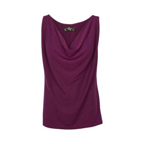 SOMMERSTEDT SHIMMER WATERFALL TOP PURPLE 