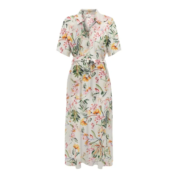 JACQUELINE de YONG JDYSTARSEZEN MIDIDRESS WHITE