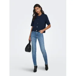 JACQUELINE de YONG JDYPRIME COLLAR CARDIGAN NAVY