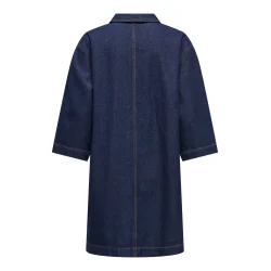 ONLY ONLMILES ZIP DNM DRESS D.BLUE 