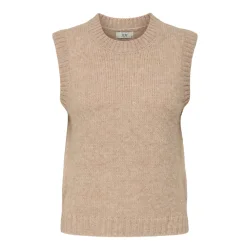JACQUELINE de YONG JDYMALONE KNIT VEST GREIGE