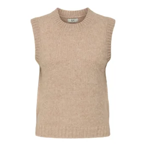 JACQUELINE de YONG JDYMALONE KNIT VEST GREIGE