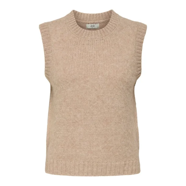 JACQUELINE de YONG JDYMALONE KNIT VEST GREIGE