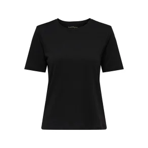 ONLY ONLHAPPY O-NECK TEE BLACK