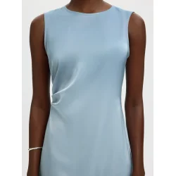 SELECTED FEMME SLFCHLOE SLIM MIDI DRESS BLUE