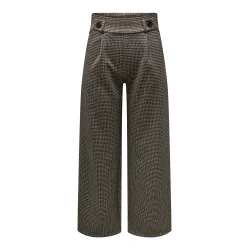 JACQUELINE de YONG JDYGEGGO MIA LONG CHECK PANT BROWN