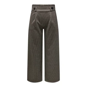 JACQUELINE de YONG JDYGEGGO MIA LONG CHECK PANT BROWN
