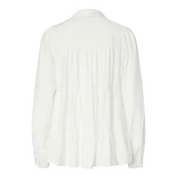 Y.A.S YASPALA LS SHIRT STAR WHITE