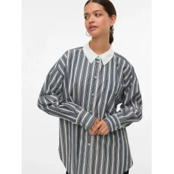 VERO MODA AWPARINA LOOSE SHIRT DARK SAPPHIRE