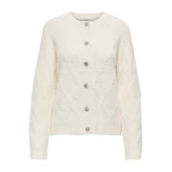 JACQUELINE de YONG JDYJAYLA O-NECK CARDIGAN ECRU