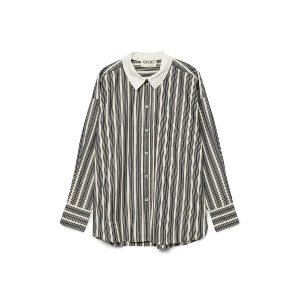 VERO MODA AWPARINA LOOSE SHIRT DARK SAPPHIRE