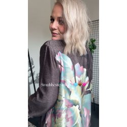 N�MPH NUCRISA BOXY SHIRT BLACK COFFEE