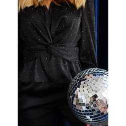 LIBERT ESSENTIEL TIKI TWIST BLOUSE BLACK DIAMOND