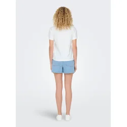 JACQUELINE de YONG JDYPISA TOP HEART WHITE