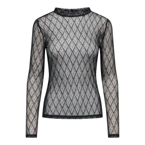 ONLY ONLSALINA L/S LACE BLACK