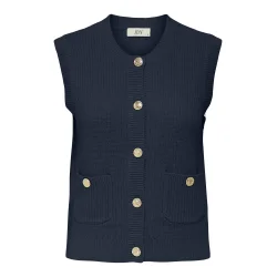 JACQUELINE de YONG JDYSTELLA O-NECK VEST NAVY