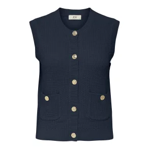 JACQUELINE de YONG JDYSTELLA O-NECK VEST NAVY