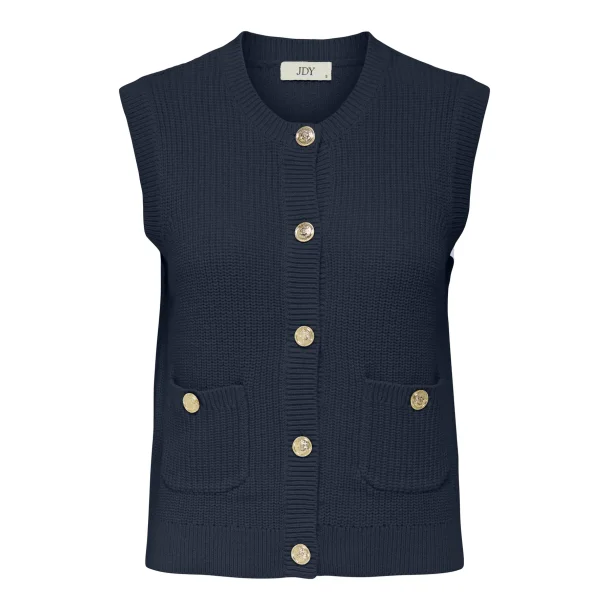 JACQUELINE de YONG JDYSTELLA O-NECK VEST NAVY