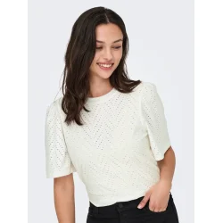 JACQUELINE de YONG JDYCARLA CATHINKA TEE WHITE