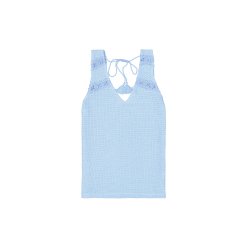 GARCIA F50022 SINGLET TOP BLUE