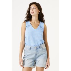 GARCIA F50022 SINGLET TOP BLUE