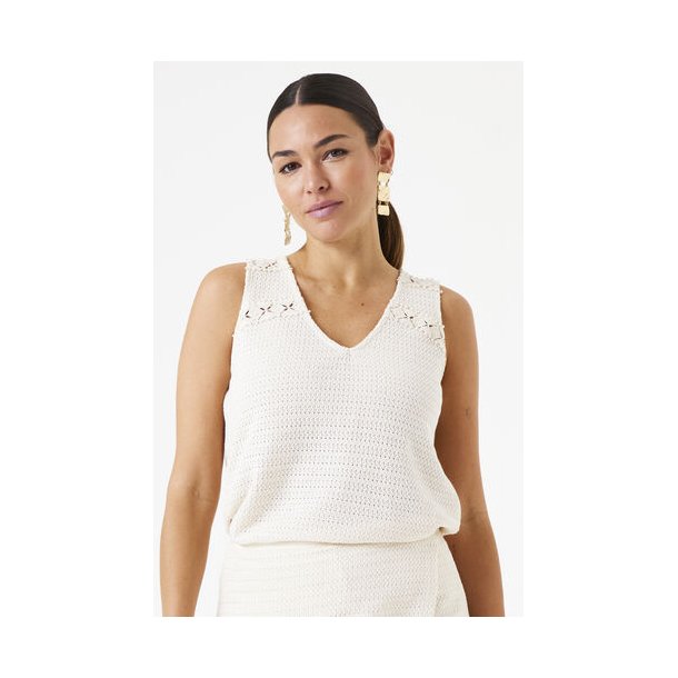 GARCIA F50022 SINGLET TOP WHITE