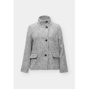ONLY ONLLULU TEXTURED JACKET BLACK SALT/PEPPE
