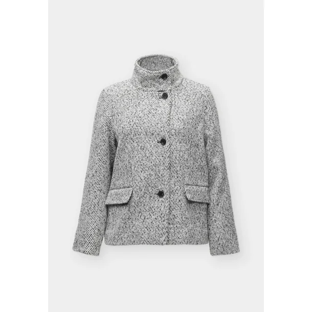 ONLY ONLLULU TEXTURED JACKET BLACK SALT/PEPPE