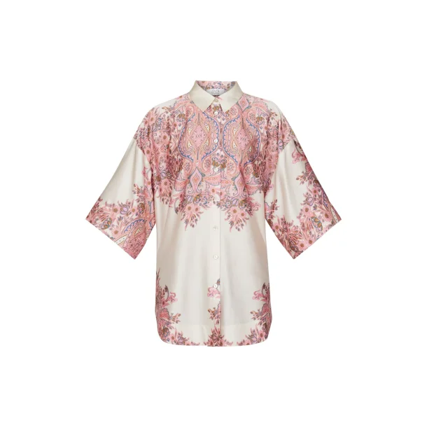 LOVE AND DIVINE LOVE971-5 SHIRT PINK PAISLEY
