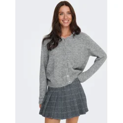 ONLY ONLMAGGIE KNIT CARDIGAN L.GREY