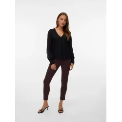 VERO MODA VMBECCA LACE TOP BLACK