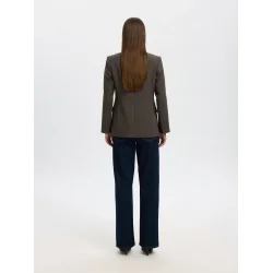 SELECTED FEMME SLFRITA CLASSIC BLAZER D.BROWN