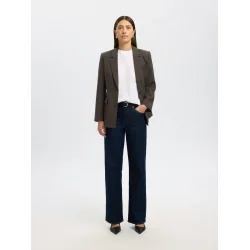 SELECTED FEMME SLFRITA CLASSIC BLAZER D.BROWN