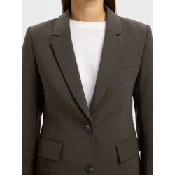 SELECTED FEMME SLFRITA CLASSIC BLAZER D.BROWN