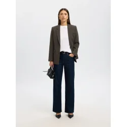 SELECTED FEMME SLFRITA CLASSIC BLAZER D.BROWN