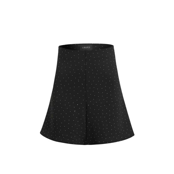 LIBERT ESSENTIEL HENNE SHORT SKIRT BLACK DIAMOND