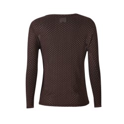 LIBERT ESSENTIEL MESH SPARKLE T-SHIRT DOT D. BROWN 