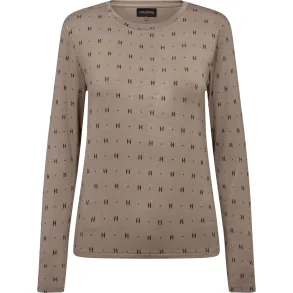 HYPE THE DETAIL TEE L/S CASHMERE-BLEND GREY