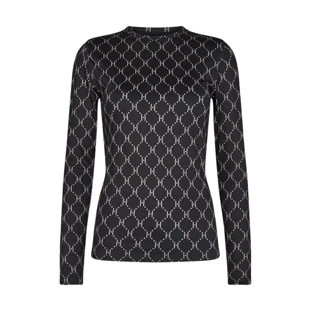 HYPE THE DETAIL BLOUSE PRINTED BLACK