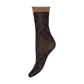 HYPE THE DETAIL SOCKS LOGO BLACK/BROWN 