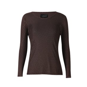 LIBERT ESSENTIEL MESH SPARKLE T-SHIRT DOT D. BROWN 