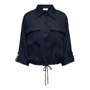 JACQUELINE de YONG JDYMANILA UTILITY SHIRT NAVY