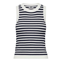 JACQUELINE de YONG JDYAYA TANK TOP WHITE/NAVY