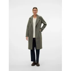 VERO MODA VMFORTUNEAYA LONG COAT ARMY