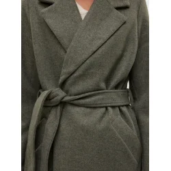 VERO MODA VMFORTUNEAYA LONG COAT ARMY