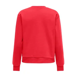 JACQUELINE de YONG JDYNANNA TEXT SWEAT RED
