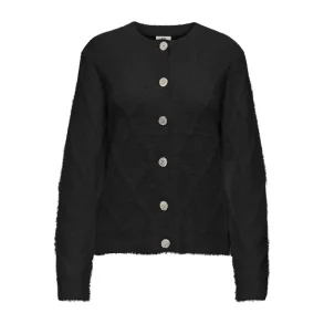 JACQUELINE de YONG JDYJAYLA O-NECK CARDIGAN BLACK
