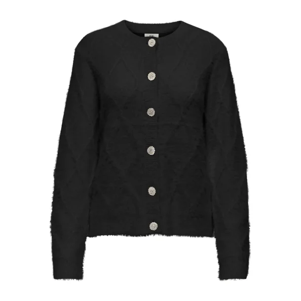JACQUELINE de YONG JDYJAYLA O-NECK CARDIGAN BLACK