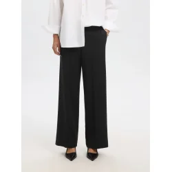 SELECTED FEMME SLFEMMA-TARA WIDE PANT BLACK BLACK