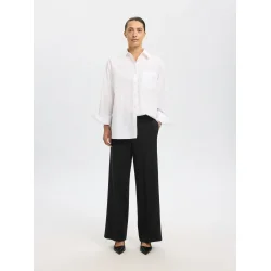 SELECTED FEMME SLFEMMA-TARA WIDE PANT BLACK BLACK